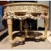 Heavily Carved Giltwood Marble Topped Centre Table