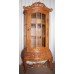 Heavily Carved Wood Glazed Display Cabinet