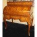 Quality Heavily Inlaid Cylinder Fronted Bureau Desk