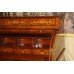 Quality Heavily Inlaid Cylinder Fronted Bureau Desk