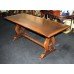 Heavy Antique Style Oak Refectory Table