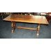 Heavy Antique Style Oak Refectory Table