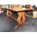 Heavy Antique Style Oak Refectory Table