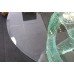 Heavy Glass Spiral Form Round Centre Table