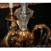 Quality Heavy Ormolu & Crystal Three Light Lamp