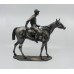 Heavy Pewter Model of Horse & Jockey Fred Archer