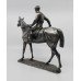 Heavy Pewter Model of Horse & Jockey Fred Archer