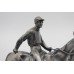 Heavy Pewter Model of Horse & Jockey Fred Archer