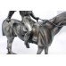 Heavy Pewter Model of Horse & Jockey Fred Archer