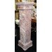 Heavy Rouge Marble Pedestal