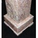 Heavy Rouge Marble Pedestal