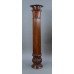 Heavy Victorian Carved Mahogany Pedestal