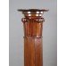 Heavy Victorian Carved Mahogany Pedestal