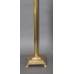 Heavy Vintage Brass Corinthian Column Standard Lamp