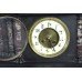 High Victorian Inlaid Black Marble Palladium Mantle Clock