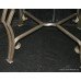 Imitation Marble Metal Base Occasional Table