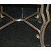 Imitation Marble Metal Base Occasional Table