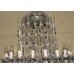 Impressive Pair of Large 19 Light Louis XV Style Crystal Chandeliers