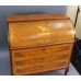 Inlaid Cylinder Fronted Antique Style Bureau