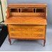 Inlaid Cylinder Fronted Antique Style Bureau