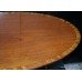 Inlaid Edwardian Style Oval Coffee Table