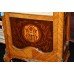 Inlaid Marquetry French Vitrine Cabinet