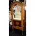 Inlaid Marquetry French Vitrine Cabinet