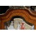 Inlaid Marquetry French Vitrine Cabinet