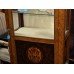 Inlaid Marquetry French Vitrine Cabinet