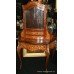 Marquetry Inlaid French Style Cabinet on Stand