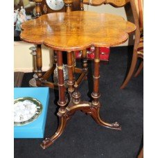 Inlaid Victorian Occasional Tea Table