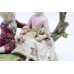 Italian Capodimonte Porcelain Figural Group of Girl & Boy