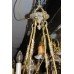 Ornate Decorative Marble & Ormolu Italian Chandelier