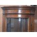Italian Walnut Corner Display Cabinet