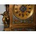 Fine Cloisonné Enamel & Brass Mantel Clock by James Grohe c.1880