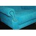 Kingfisher Blue Velvet Upholstered Armchair