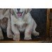 Labrador Puppies Oil on Canvas Painting