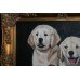 Labrador Puppies Oil on Canvas Painting