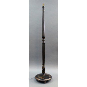 Lacquered Vintage Oriental Standard Lamp