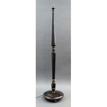 Lacquered Vintage Oriental Standard Lamp