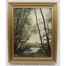 Landscape Painting by Alan King of Malvern Oil on Board