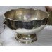 19th c. Large Silver Plated on Copper Two Handled Bowl