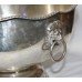 19th c. Large Silver Plated on Copper Two Handled Bowl