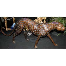 Fine Contemporary Large Bronze Cheetah Sculpture
