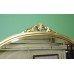 Large Carved Wood Gilt Bevelled Overmantle Mirror