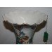 Large Decorated Scalloped Chinese Vase