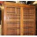 Large Early 20th c. Crusader Oak Lead Lined Glazed Bookcase 