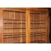Large Early 20th c. Crusader Oak Lead Lined Glazed Bookcase 