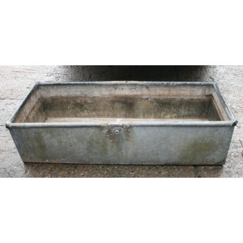 Large Old Galvanized Planter Water Trough