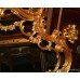 Ornate Carved Gilt Rococo Style Looking Glass Mirror